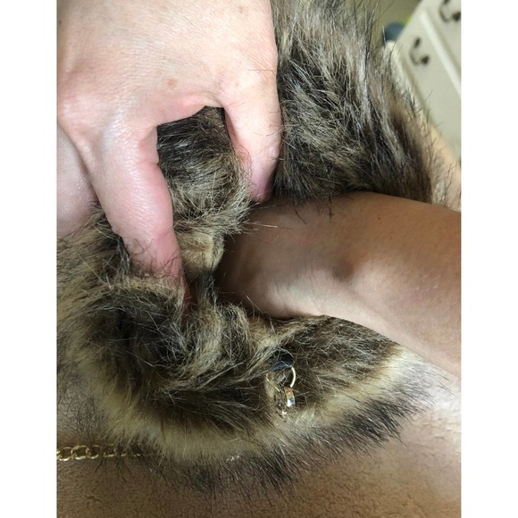 Faux fur purse - Picture 3 of 4